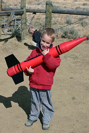Crayon rocket